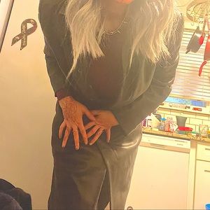 Vintage Calvin Klein leather trench